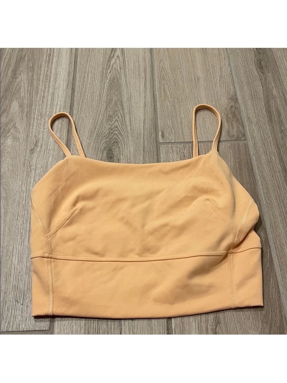 Lululemon Wunder Train Strappy Tank Top Summer Glow Sz 6